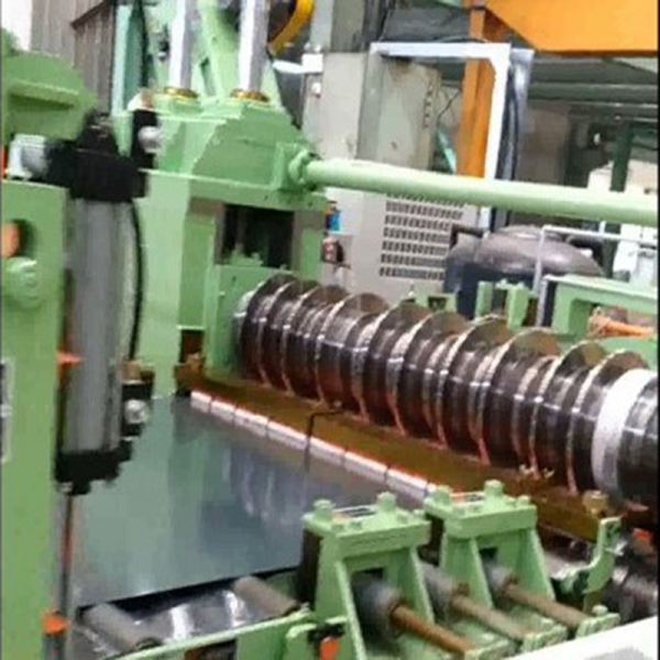 矽鋼0.35t分切9條作業影片